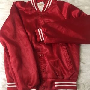 Red Vintage Sporty Jacket